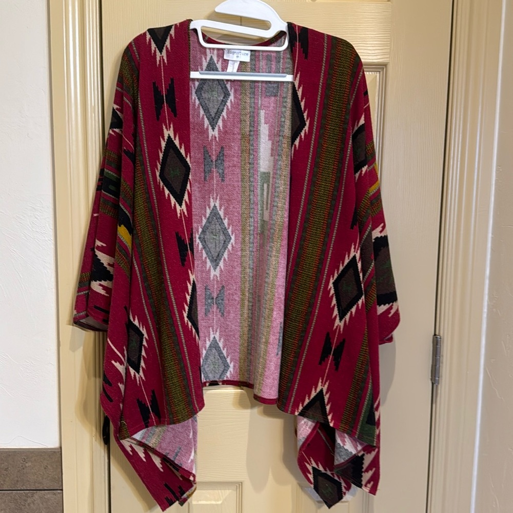 Aztec pattern cardigan